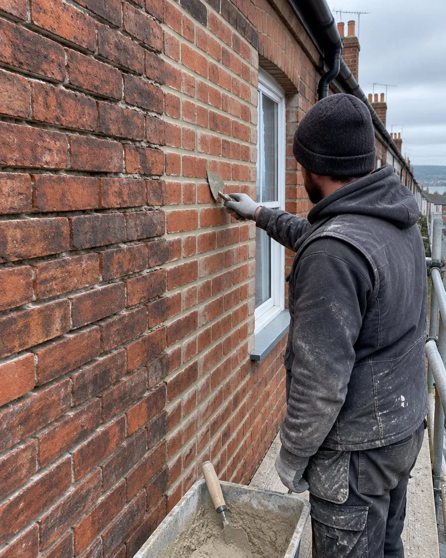 Brickwork and repointing in Sennen