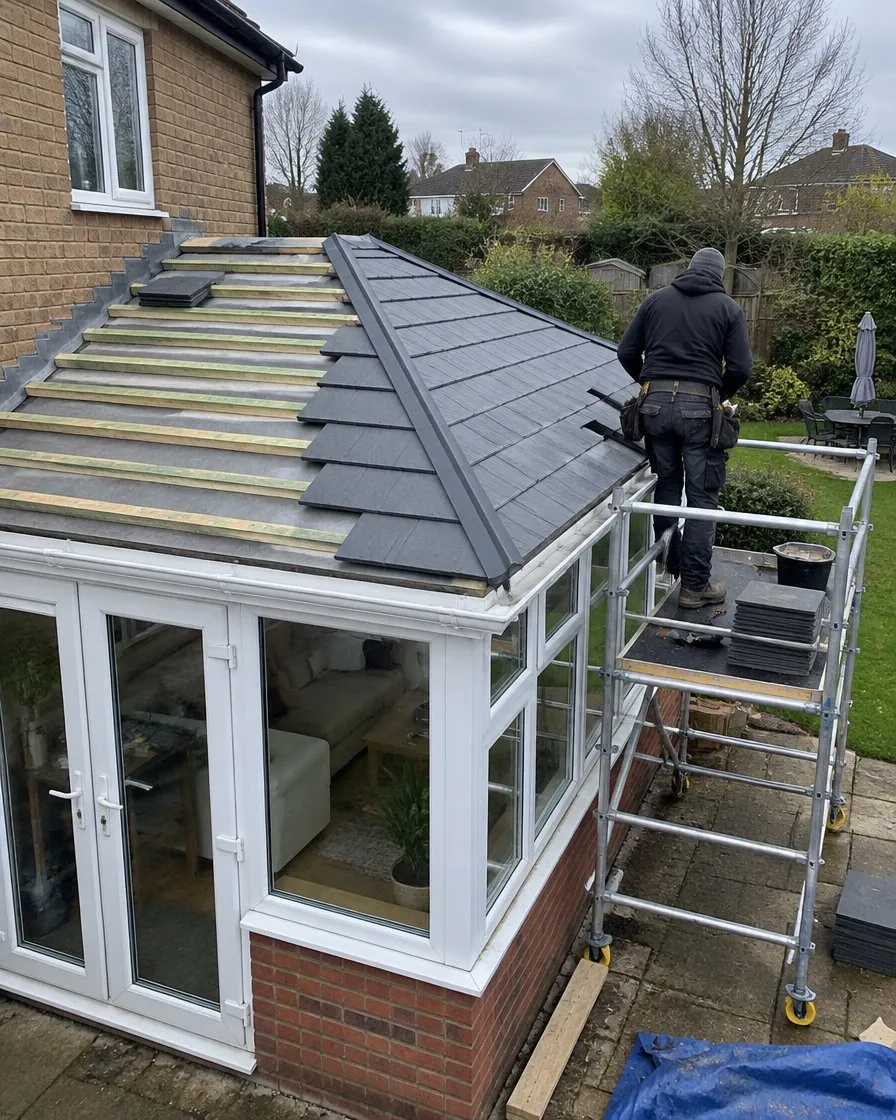 Conservatory roof replacement in Sennen