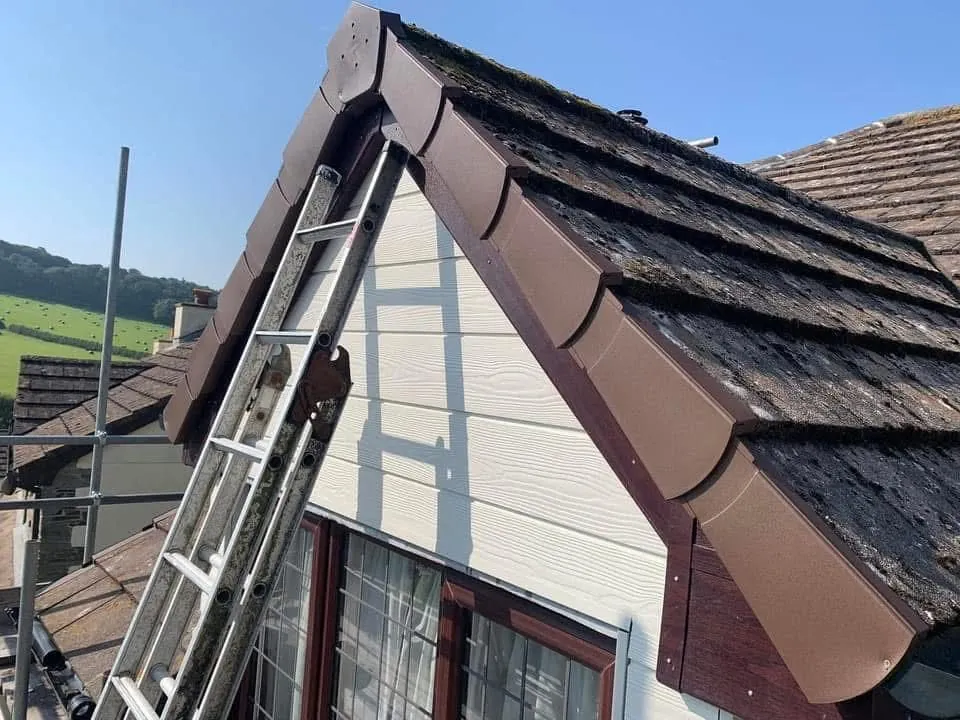 New fascias, bargeboards and guttering in Sennen