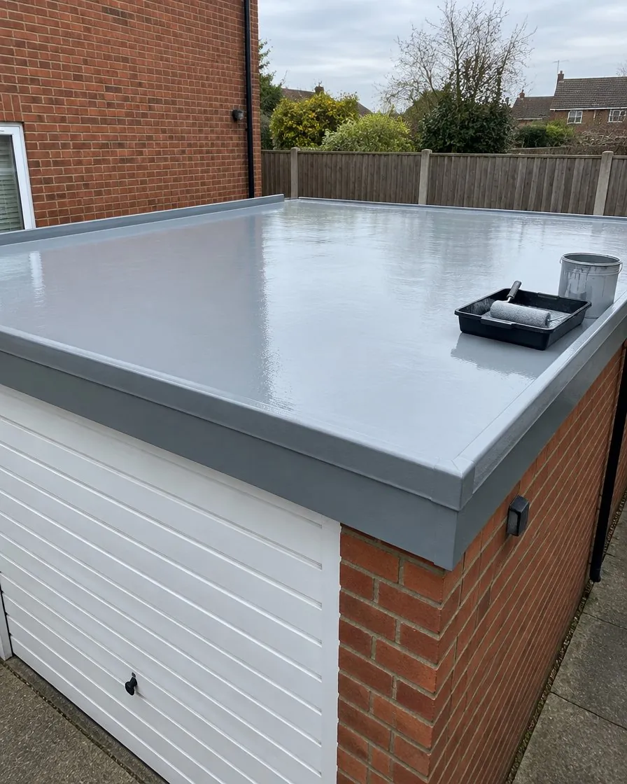 GRP fibreglass roofing in Sennen