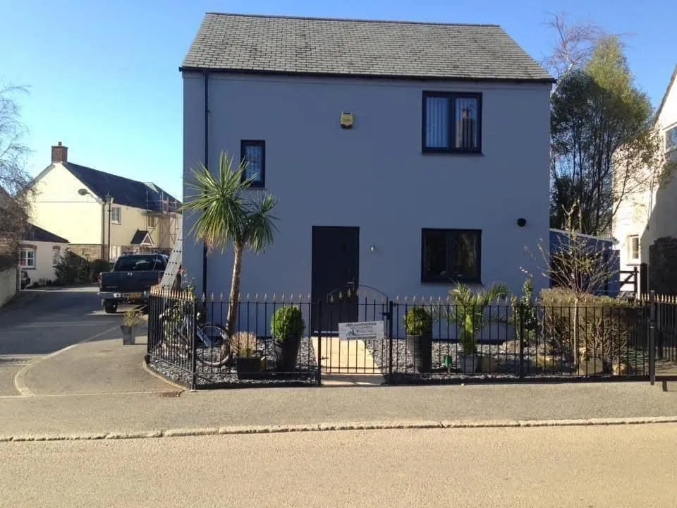Finished exterior painting and roofline work in Sennen
