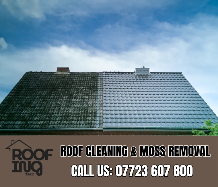 Roof cleaning and moss removal in Sennen