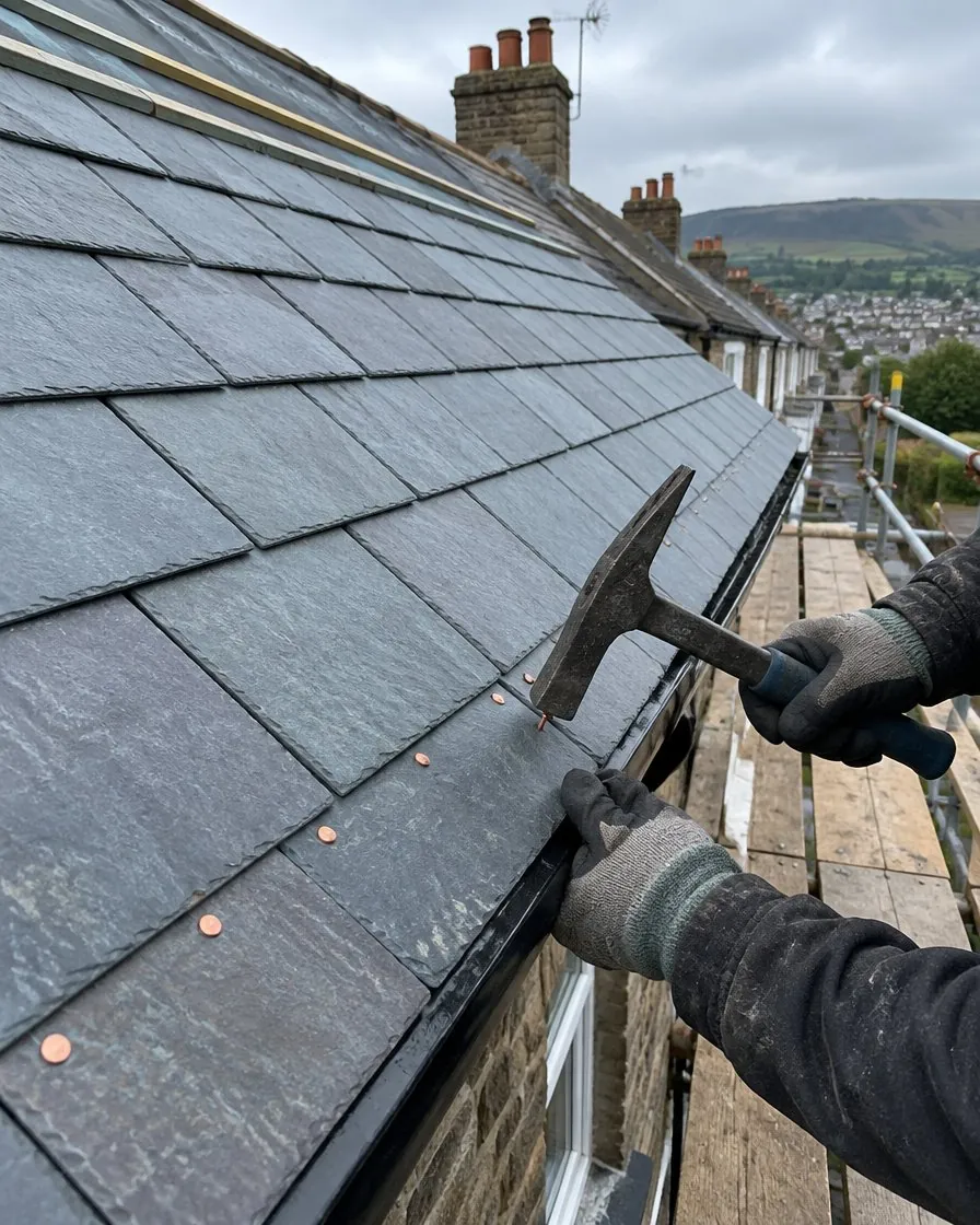 Slate roofing in Sennen